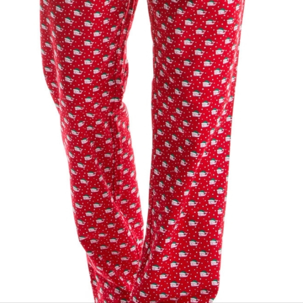 Vineyard Vines Red Pajama Lounge Pants Christmas Small B31